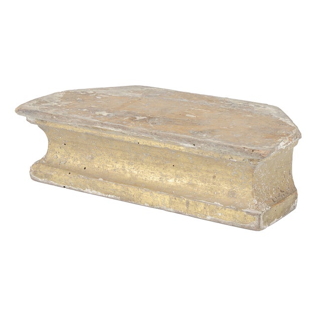 18th Century Gilded Gold Leaf Shelf Base For Sale