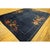 Antique Chinese - Art Deco Allover Floral Blue 1920s Rug, Circa Date: 1920s. This exceptional example of Chinese Art Deco...