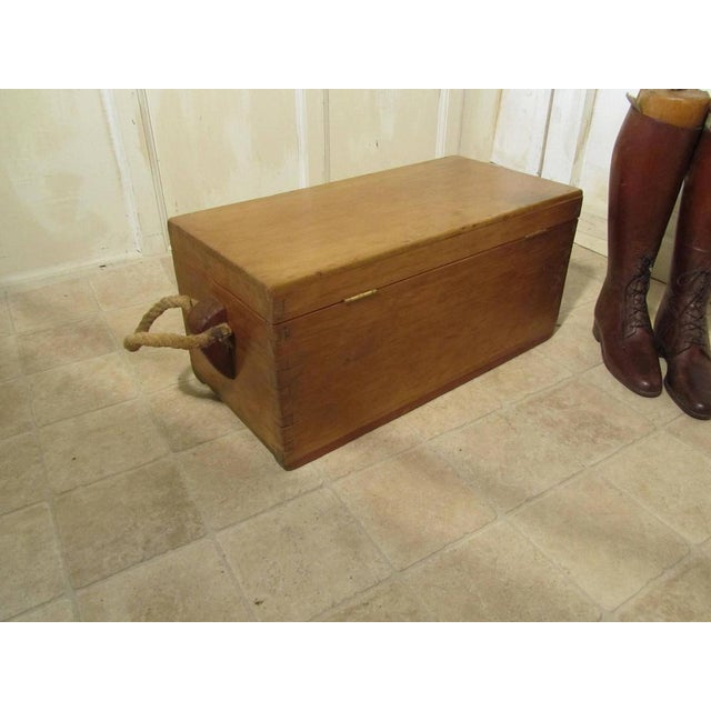 Rustic Victorian Pine Carpenters Box Chest, 1850s For Sale - Image 3 of 6