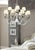 Victory Rose Chandelier in Chrome and Italian Cut Glass by Aggiolight For Sale - Image 6 of 7