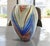 Murano Multicolor Striped Cased Glass Vase, 1960s For Sale - Image 11 of 18