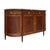 Elegant French Louis XVI style buffet, enfilade or sideboard, circa 1900, crafted in beautifully figured Cuban flame...