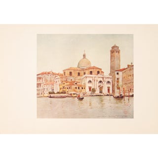 1912 Mortimer Menpes "Venice. At Chioggia", Original Full-Color Print For Sale
