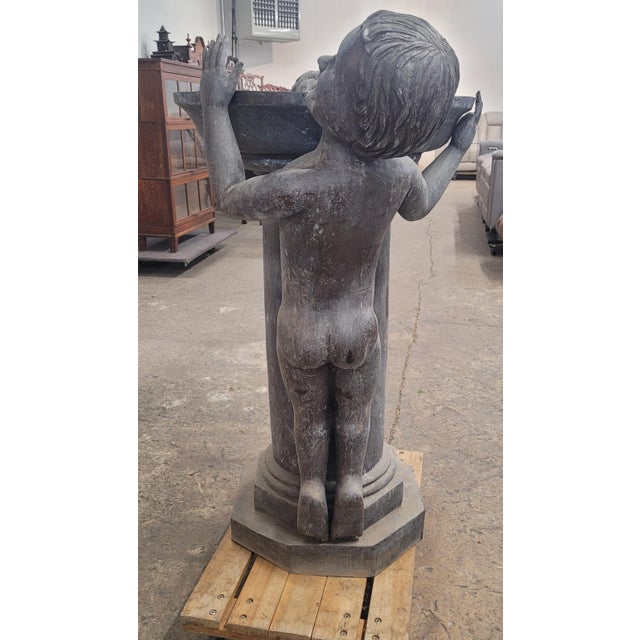 Bronze Vintage Bird Bath After Edith Barretto Stevens For Sale - Image 4 of 13