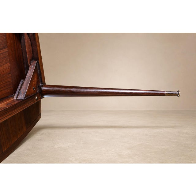 Giuseppe Scapinelli Extendable Brazilian Rosewood Dining Table, Brazil, 1950s For Sale - Image 18 of 18