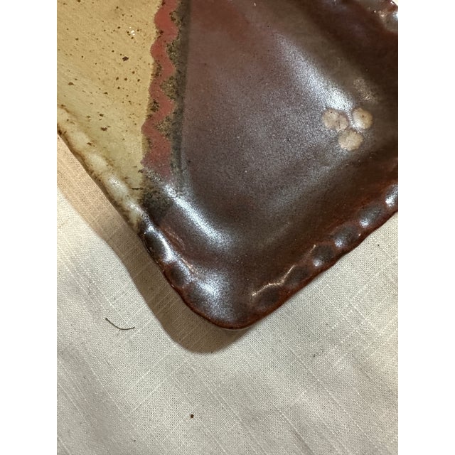 Up for consideration is a beautiful hand made pottery tray. This would look lovely in your home and it is a great find for...
