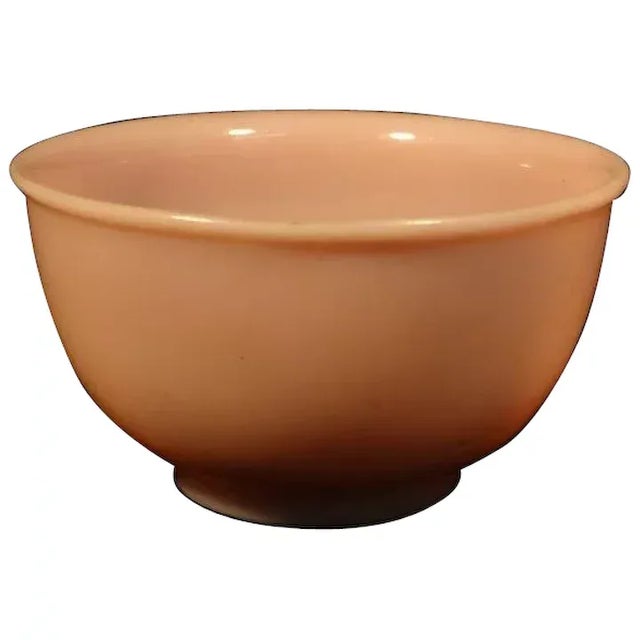 19th Century Chinese Pink Peking Glass Bowl For Sale - Image 11 of 11