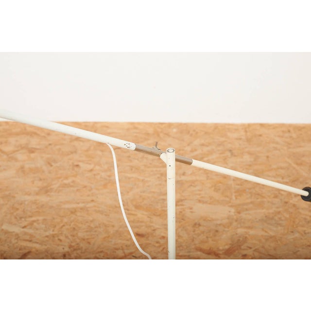 Anvia Counterbalance Floor Lamp with Steel Tube Frame by J. J. M. Hoogervorst for Anvia, 1957 For Sale - Image 4 of 10