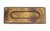 Vintage spring loaded mail slot that opens inward at 45 degrees to allow mail through. Made of brass with a patina finish....