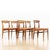 Set of Six Mid Century Dining Chairs Attributed McIntosh Furniture For Sale In Los Angeles - Image 6 of 15