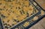 1820s Yellow Medallion Antique W. Chinese Ningxia Rug 5'4" X 9'8" Handknotted Wool Carpet For Sale - Image 9 of 12