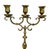 Vintage Pair of Baldwin Brass French Chateau Candelabra Handsome pair of solid brass candelabra with 3 lights each, mid...