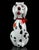 Murano Vintage Murano Dalmatian Puppy Dog With Red Scarf and Label Italian Art Glass Figurine Sculpture For Sale - Image 4 of 10