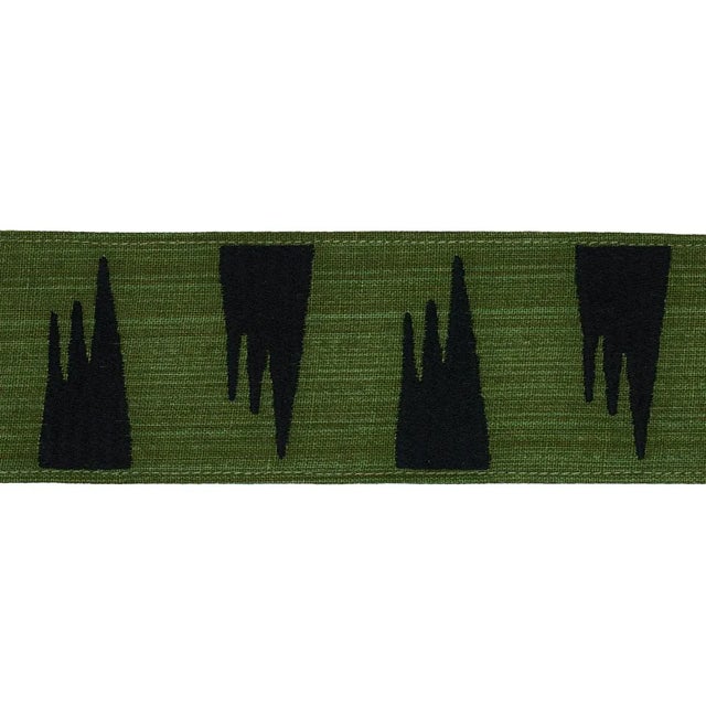 Not Yet Made - Made To Order Schumacher X David Kaihoi Tutsi Trim in Green For Sale - Image 5 of 5