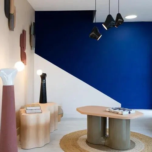 Gold Leaf and Black Metal Suspension Lamp by Manufacture XXI For Sale - Image 6 of 7