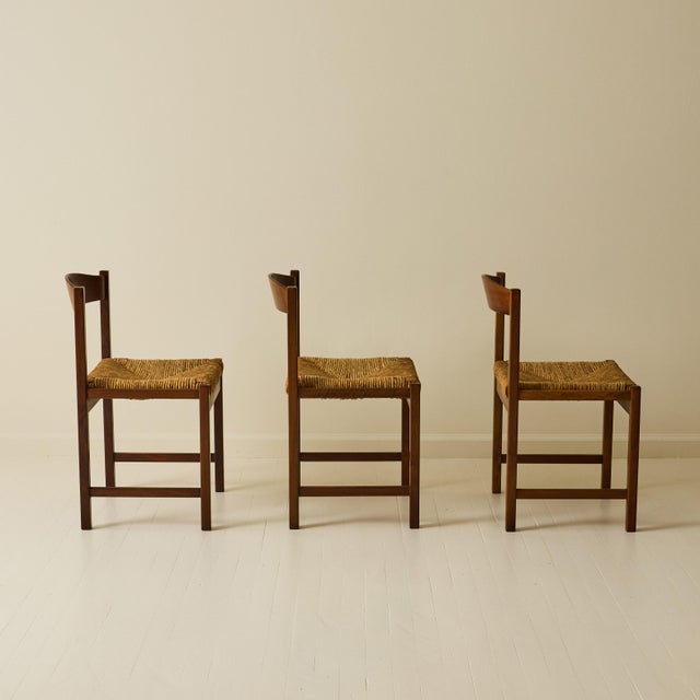 Poltronova Giovanni Michelucci "Torbecchia" Series Dining Chairs by Poltronova, Set of 6, 1960s For Sale - Image 4 of 7