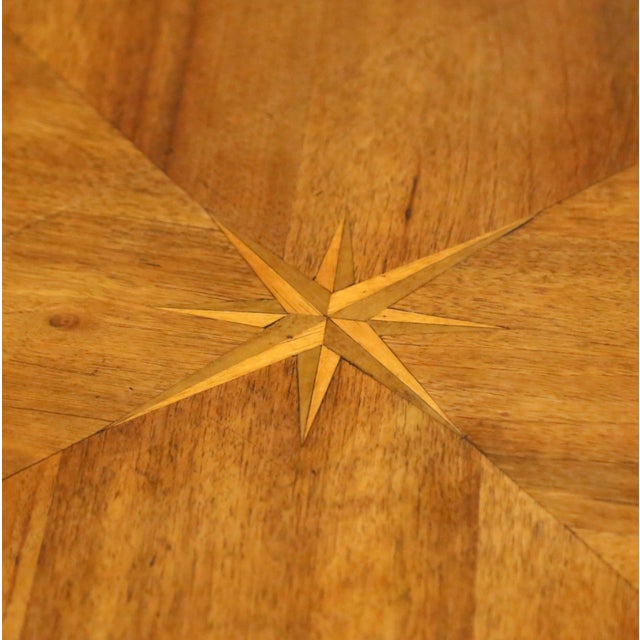 Wood 19th Century French Walnut Inlaid Tilt-Top Wine Tasting Table For Sale - Image 7 of 14