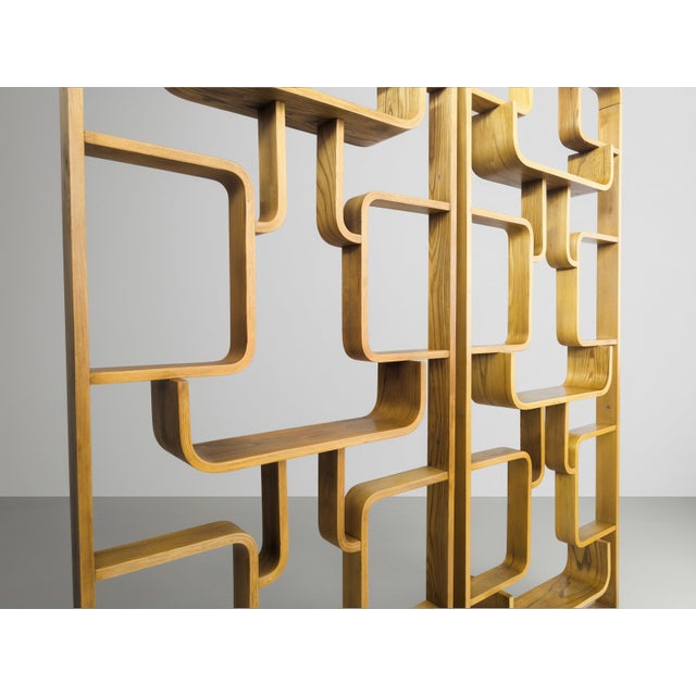 Wood Sculptural Bentwood Room Dividers by Ludvik Volak, 1960s, Set of 2 For Sale - Image 7 of 13