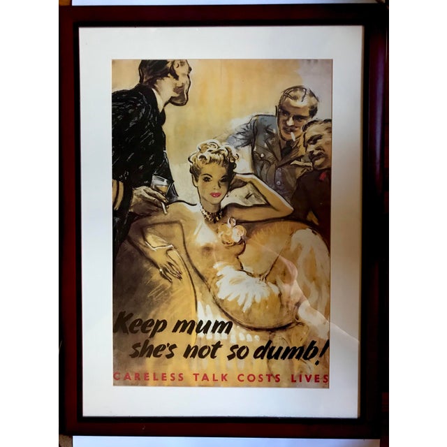 Champagne Vintage British WWII Framed Print/Poster For Sale - Image 8 of 8