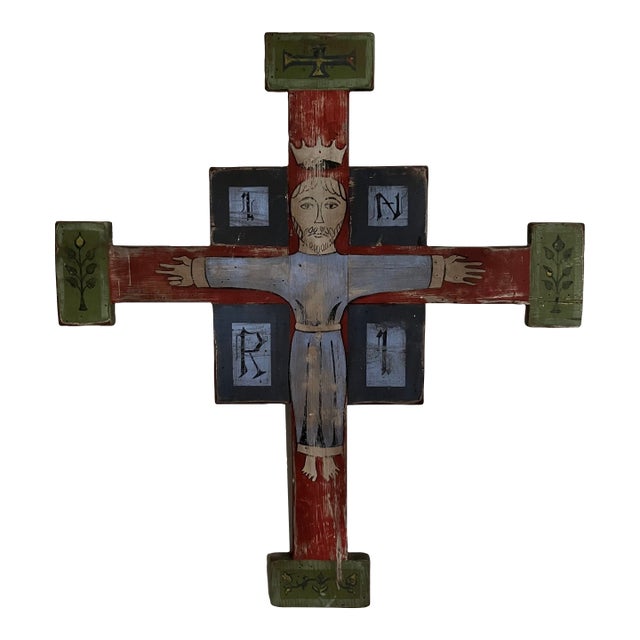 1990s Early Byzantine Revival Crucifix (California) For Sale