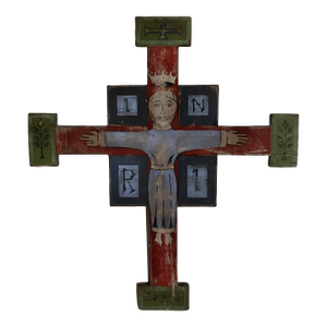 1990s Early Byzantine Revival Crucifix (California)