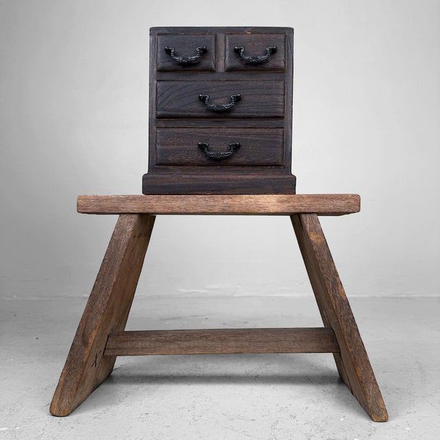 Small Vintage Japanese Ko-Dansu Drawer Cabinet, 1970s For Sale - Image 4 of 9
