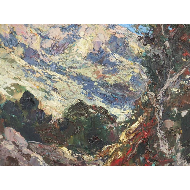 Bernardino Celia Colomb, La Calobra, 1970, Oil Painting, Framed For Sale - Image 4 of 9