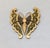 Green Vintage Signed Napier Goldtone Green & Blue Plique-a-Jour Butterfly Brooch For Sale - Image 8 of 8