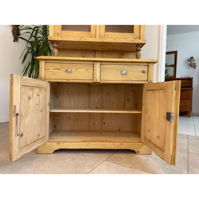 Wilhelminian Natural Wood Cabinet For Sale - Image 9 of 16