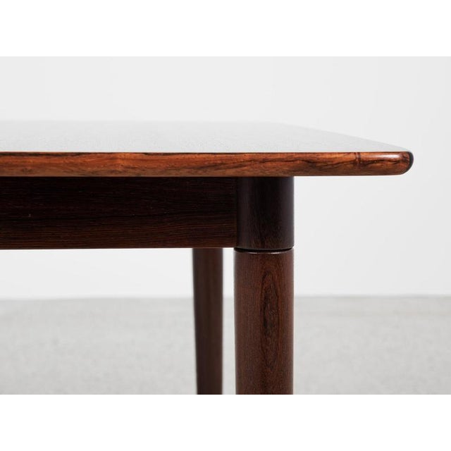 1960s Midcentury Extendable Dining Table in Rosewood attributed to Alf Aarseth for Gustav Bahus 1960s For Sale - Image 5 of 12