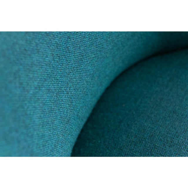 Danish Modern Easy Chair in Teal Blue, 1950s For Sale - Image 12 of 18