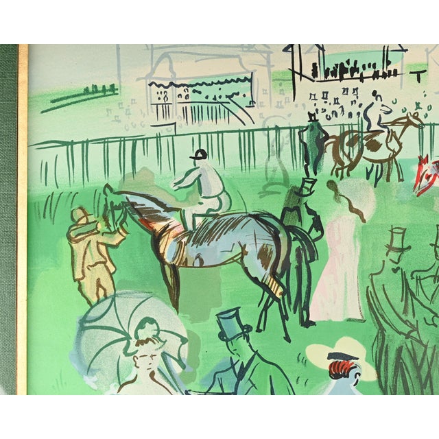 Charles Sorlier after Raoul Dufy, Epsom 39, 1960s, Lithograph For Sale - Image 10 of 13
