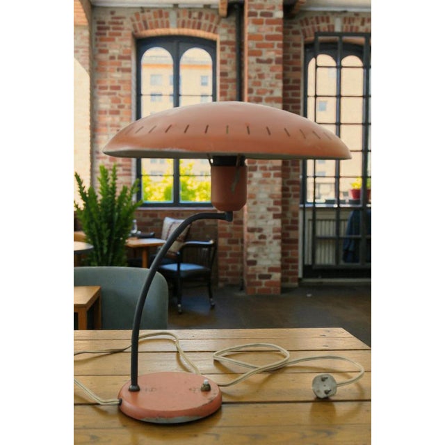 A rare, original "junior" desk lamp by louis kalff for philips, designed in 1956 and produced in eindhoven, netherlands,...