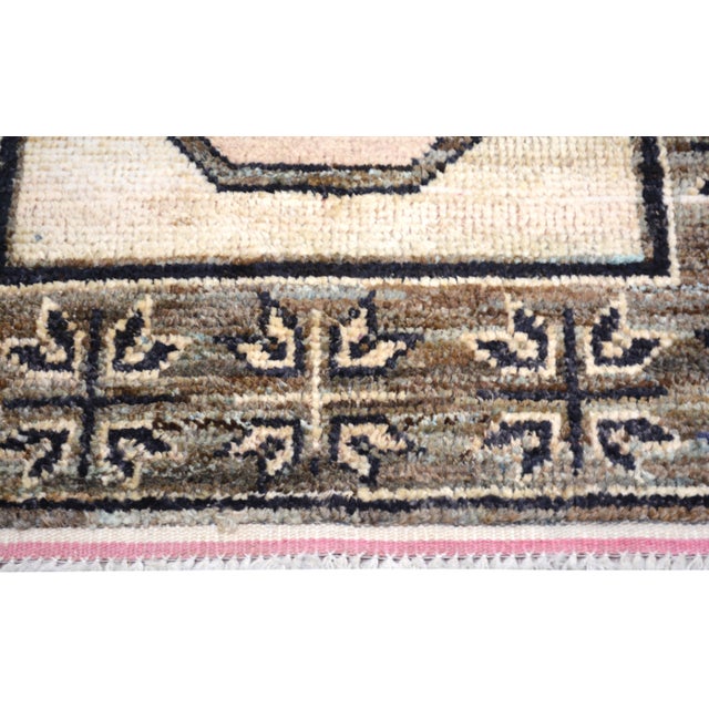 Traditional 1970s Oushak Hand Knotted Wool Rug, 2'9"x8'8'' For Sale - Image 3 of 6