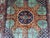Orange Orange and Teal Mamluk Style Natural Dye Wool Rug - 5'3" X 6'11" For Sale - Image 8 of 14
