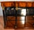 Brown 1920s Antique French Empire Flame Mahogany Mirror Back Console Table For Sale - Image 8 of 18