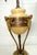 Large Antique Ornate Hand Carved Figural Alabaster Bronze Electric Table Lamp For Sale - Image 9 of 13