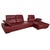 Clair Corner Sofa in Bordeaux Leather from Mondo For Sale - Image 4 of 17