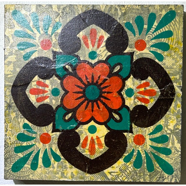 Sculpture Materials Ernesto Yerena Montejano “Ganas Talavera,” 2015 — Mixed Media on Wood Panel For Sale - Image 7 of 12