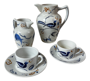 Antique Coffee Service, 1890s, Set of 6