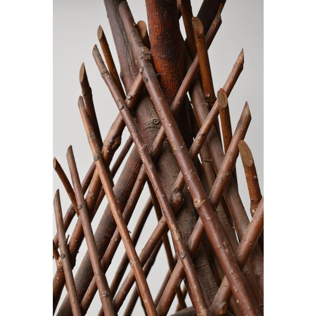 Brown Antique Sculptural Rural Handicraft Bentwood Plant Stand, Circa Late 19th Century For Sale - Image 8 of 18