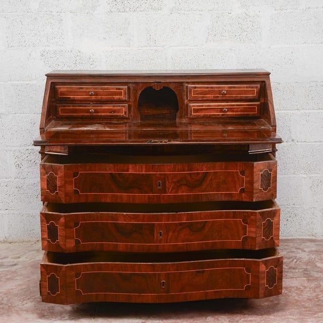 19th Century Antique Secretaire in Wood, 1800s For Sale - Image 5 of 18