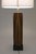 Laurel Mid Century Tiki Modern Carved Walnut Tropical Leaf Column Table Lamp 1960's For Sale In Los Angeles - Image 6 of 9