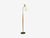 1960s Armaturhantverk Tibro, Floor Lamp, Teak, Brass, Silk For Sale - Image 4 of 14