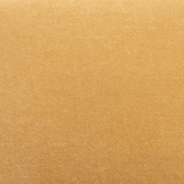 Panoplie Iron Loop Stool, Camel Mohair For Sale - Image 9 of 11