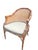 Vintage Faux Bamboo Accent Side Chair With Rattan Cane Back For Sale In New York - Image 6 of 7