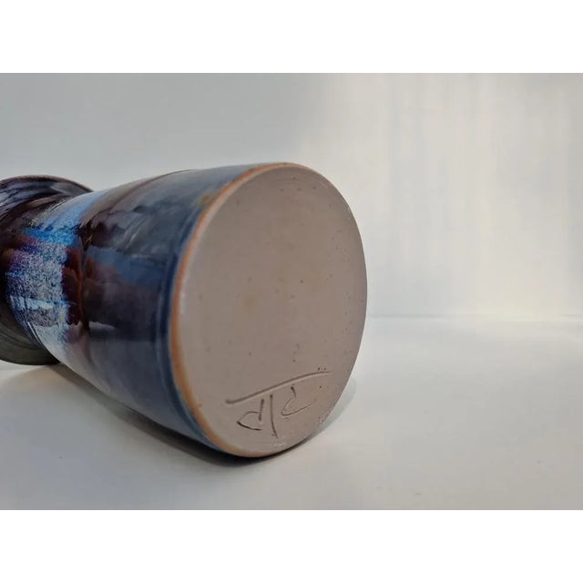 1970s Ceramic Vase by Dorothee Colberg-Tjadens, Bremen, Germany, 1970s For Sale - Image 5 of 6