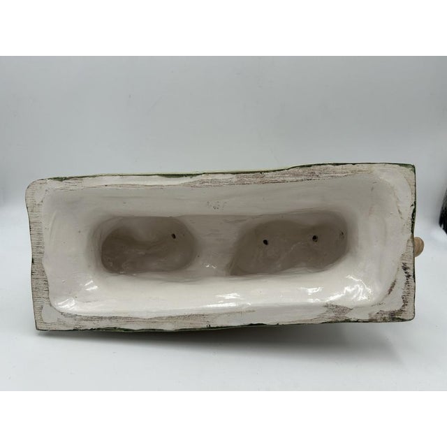 1950s Polychrome Ceramic Sculpture by Carmelo Ganci, 1950s, For Sale - Image 5 of 6