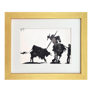 Pablo Picasso Framed Toros Y Toreros 5 Dated 3/4/59