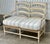 Vintage Persnickety Ladderback Rustic Farmhouse Bench For Sale - Image 4 of 12